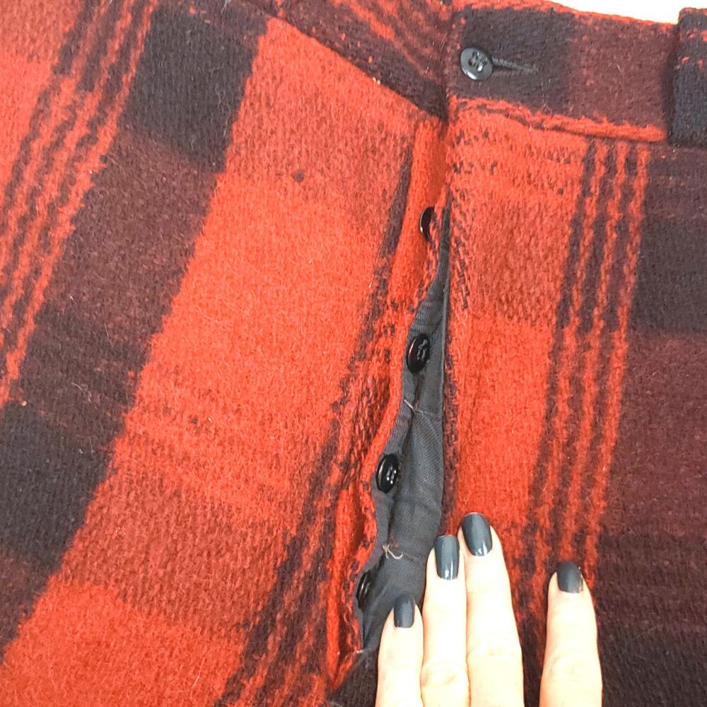 Vintage Tartan Plaid Wool Jodhpur Hunting Pants - Picture 9 of 11